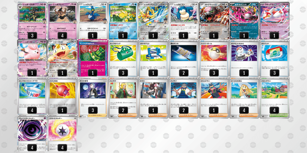 シニア優勝 ポケモンカードステーション・ポケモンセンターナゴヤ（2026年3月22日開催）