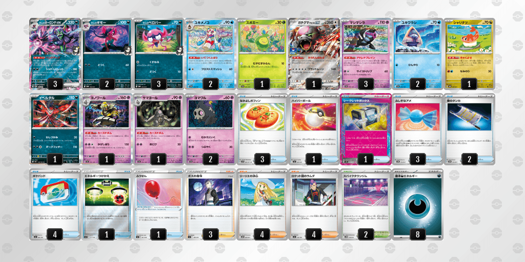 マリィのオーロンゲexのデッキレシピ【ポケモンカードゲーム】