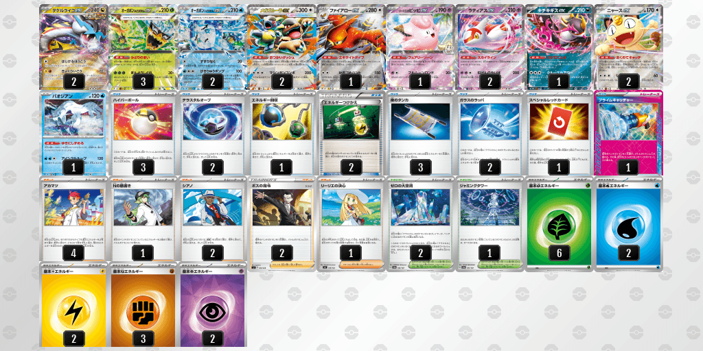 オーガポンバレットのデッキレシピ【ポケモンカードゲーム】